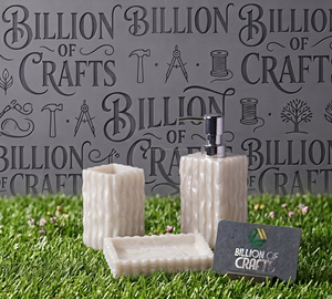 Ensemble de salle de bain élégant en résine : Distributeur de savon liquide, gobelet et porte-savon – Décoration haut de gamme pour la maison et l'hôtel - Product Image 4