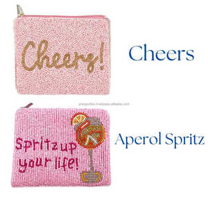 Set de Bolsos de Cóctel de Moda con Diseño de Cuentas, Cartera de Mano con Bordado Personalizado 'Martini Cheers', Cierre de Cremallera, Tamaño Personalizado, Venta al por Mayor, Monedero para Fiesta - Product Image 5
