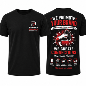 เสื้อยืดผ้าฝ้ายคอลูกเรือสำหรับการตลาดเสื้อยืด - Product Image 1