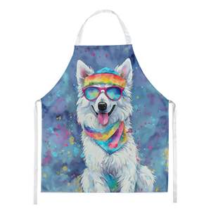 American Eskimo Hippie Dawg Large Multicolor Unisex <b>Apron</b> for <b>Cooking</b> Baking Crafts Gardening-for Adults <b>Men</b> and Women - Product Image 1