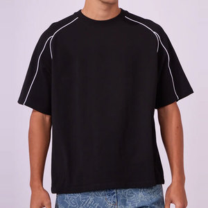 T-shirt en coton à col en V, coupe classique, ourlet incurvé, personnalisable avec logo imprimé, couleur unie, vierge, écologique et respirant, modèle 2026 - Product Image 6