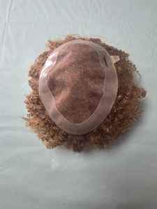 Prothèse capillaire homme en cheveux humains indiens Remy bouclés, base mono - TAZ HAIR BANGLADESH - Product Image 2