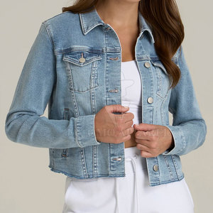 Veste en jean décontractée personnalisée de haute qualité à prix de gros, dotée d'un tissu durable, d'un ajustement confortable et qui rehausse n'importe quelle tenue - Product Image 3