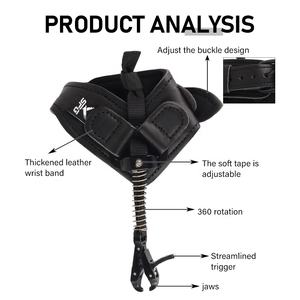Ayuda <span class=keywords><strong>de</strong></span> liberación <span class=keywords><strong>de</strong></span> arco compuesto SPG, tiro con arco <span class=keywords><strong>de</strong></span> mano derecha, calibrador <span class=keywords><strong>de</strong></span> liberación <span class=keywords><strong>de</strong></span> muñeca ajustado <span class=keywords><strong>de</strong></span> cuero PU, herramientas <span class=keywords><strong>de</strong></span> accesorios <span class=keywords><strong>de</strong></span> caza portátiles - Product Image 6
