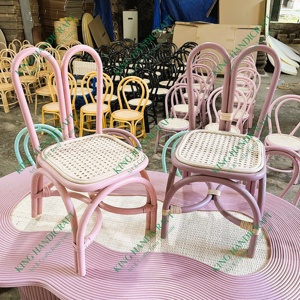 Silla de ratán moderna, ecológica, hecha a mano, para niños, asientos duraderos, seguros y sostenibles para niños, para sala de estar al aire libre, cocina - Product Image 5