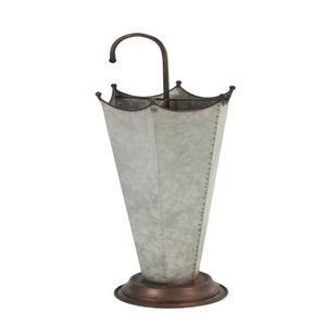 Black Steel Umbrella Stand Frame Structure One-Sided Capacity Freestanding Home Decoration Metal Handicraft Umbrella Stand - Product Image 4