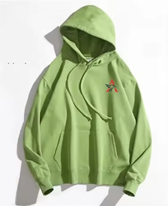 Sweat-shirts à capuche personnalisés avec logo, unis, épais, de bonne qualité, pour l'hiver, coupe ample, col rond, pour hommes, avec poches - Product Image 1