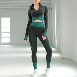 Conjunto de 3 Pantalones Cortos Deportivos para Mujer, Transpirables, Ecológicos, de Cintura Alta, Tallas Grandes, con Logotipo Frontal Personalizable - Product Image 2