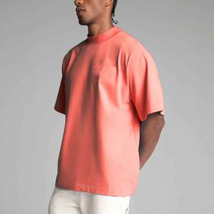 T-shirt homme, coupe décontractée et ample, tissu respirant en mélange de coton doux, manches courtes, style streetwear décontracté, confort quotidien pour l'été, en vente. - Product Image 6