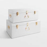 Coffre de rangement pliable pour bijoux, organisateur multifonction en métal pour vêtements et chaussures, boîte de rangement pour la décoration de la maison