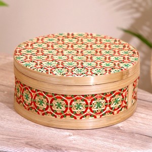 Lowest price for sale bamboo <b>gift</b> boxes luxury present storage box <b>hamper</b> hand-weave lid <b>basket</b> - Product Image 5