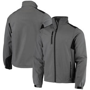 Chaqueta Softshell de Invierno Personalizada con Cuello Alto y Logotipo Frontal Reflectante, Resistente al Viento e Impermeable, Proveedor OEM - Product Image 1