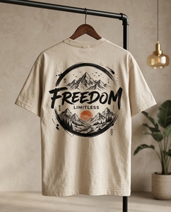 T-shirt graphique oversize en coton épais, style streetwear, avec imprimé abstrait ours en peluche, personnalisé, unisexe, pour l'été - Product Image 4