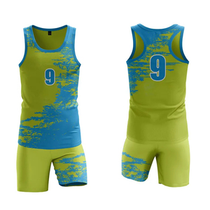Best Article Customized Team <b>Name</b> Printed Solid Breathable Track Field Uniform Comfortable Soft Fabric Midweight Unisex - Product Image 4