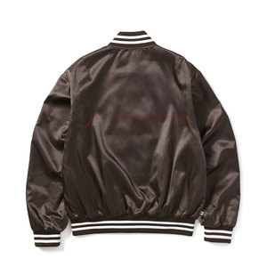Comfortable Custom Made Satin <b>Jacket</b> For <b>Men's</b> <b>Long</b> Sleeves Breathable Winter <b>Jacket</b> For Online Sale - Product Image 2