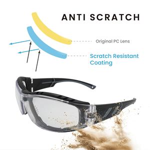 Pickleball Safety Goggles with PC Lenses Anti-<b>Scratch</b> UV400 Tint ANSI/EN Compliance Non-slip Nose <b>Pads</b> - Product Image 3