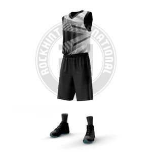 Conjunto de Uniforme de Baloncesto Listo para la Cancha, Tela de Poliéster, Acabado Liso, Ajuste Cómodo, Diseñado para Entrenamientos, Partidos y Deportes de Equipo - Product Image 5