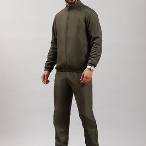 Premium Men Tracksuit Custom Sports <b>Jacket</b> Jogger Pants Set Training Fitness Athletic Wear OEM ODM Wholesale Supplier Clothing - Product Image 1