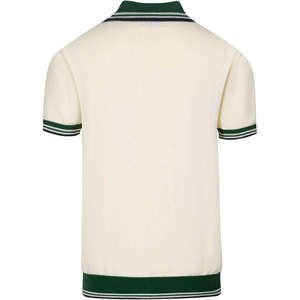 Chemise d'été décontractée personnalisable pour homme, style mature léger, tricotée avec motif uni - Product Image 4