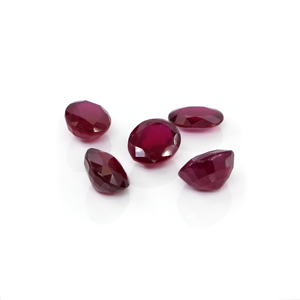 Rubis naturels de Bangkok, ovales calibrés 9x11mm, pierres précieuses naturelles en vrac pour la création de bijoux, prêtes à l'emploi - Product Image 1