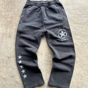 Conjunto Deportivo Personalizado para Hombre, Talla Grande, Lavado Ácido, Pantalones Deportivos y Sudadera con Capucha, Ropa Deportiva Ecológica 100% Algodón, Informal para Adultos, Reversible - Product Image 5