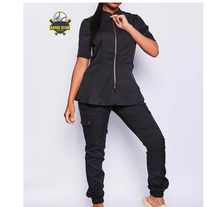 Uniformes Médicos para Mujer de Primera Calidad al por Mayor, Traje de Enfermera de Secado Rápido, Uniformes de Hospital Personalizados OEM, Conjuntos de Uniformes Cómodos - Product Image 5