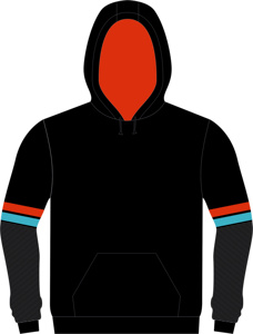 เสื้อฮู้ดดี้ผู้ชายแบบขายส่ง ผ้าโพลีเอสเตอร์ฟลีซ ซิป Y2K น้ำหนัก 220 กรัม สีบล็อกกิ้ง สำหรับฤดูหนาว - Product Image 3