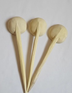 Cuillère en bois artisanale avec long manche pour épices, sel, café en poudre, accessoire de cuisine durable et naturel - Product Image 3