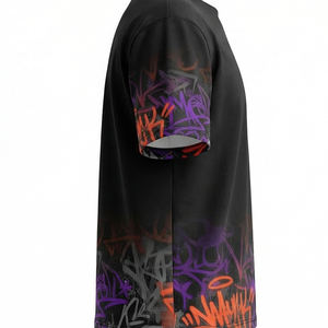 T-shirt avec estampage à chaud en feuille d'or, impression métallique personnalisée, logo de marque de luxe, coton lourd, streetwear, tee-shirts de haute qualité - Product Image 4