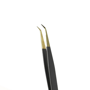 Pinces professionnelles pour extensions de cils avec pointes en fibre - Product Image 5