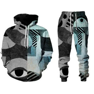 Chándal deportivo transpirable para hombre, sublimado, a la moda, ropa deportiva, talla grande, para correr, precio al por mayor. - Product Image 6