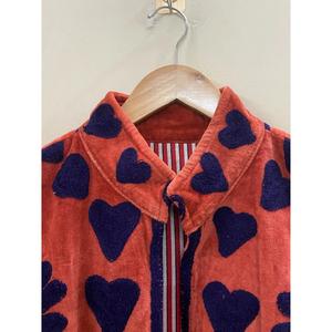 Hand Embroidered <b>Velvet</b> Knitted Cotton <b>Jacket</b> <b>Women</b> Mandarin Collar Full Sleeve Floral Pattern Open Front Prairie Winter/Spring - Product Image 2