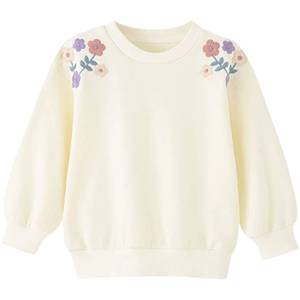 Sweat-shirt vierge pour bébé en coton et coton peigné tricoté à manches longues, prêt à imprimer, vêtements pour nourrissons, fournisseur OEM en gros - Product Image 2