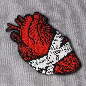 Écussons brodés personnalisés avec adhésif 3M, badges 3D, patchs entièrement brodés, étiquettes tissées à coudre ou thermocollantes pour sweats à capuche - Product Image 3
