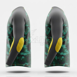 Camiseta de Portero de Fútbol de Manga Larga, Tejido Transpirable, Ropa Deportiva para Hombres Adultos, Tallas Grandes, Clubes, Academias, Equipos Deportivos - Product Image 5