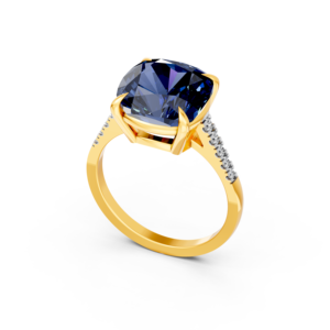 14K 9K 10K 18K Solid Gold 7Ct Lab Gemstone <b>Ring</b> IGI Certified Ethical Fine Jewelry RJC OEM ODM Manufacturer Wholesale E201284 - Product Image 1