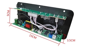 Bluetooth nhà khuếch đại FM Đài phát thanh USB/TF/SD thẻ truy cập Microphone đầu vào điều khiển từ xa 30-120W lớp D kỹ thuật số 4 ohm Bass - Product Image 5