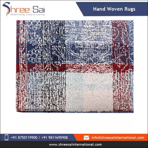 Offre Spéciale tapis en coton tissé plat écologique fait à la main tapis coloré moderne pour chambres à thème bohème Boutique hôtels Latex - Product Image 4