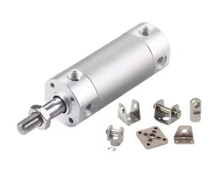 Mini cylindre pneumatique CG1BN25 à double action, tige simple, type NBR, 1 kg - Product Image 2