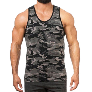 Débardeur à capuche sans manches pour homme, en polyester, couleur beige, grande taille, pour musculation et fitness, personnalisable avec logo, vente en gros - Product Image 1