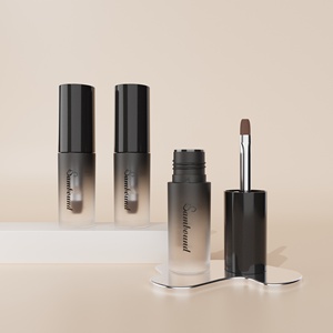 Wholesale Custom PETG Empty Bottles With Plastic Body Aluminum Handle <b>Nylon</b> Bristles For Eye Makeup Eyeshadow Eyebrow Powder ODM - Product Image 5