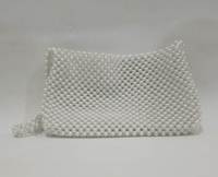 Sacs à main perlés pour mariage à motif géométrique ouvert, écologiques, directement de l'usine, options de couleurs personnalisées, fermeture éclair, qualité rigoureuse