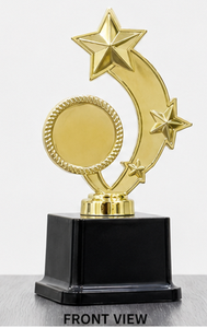 •Decorative plastic <b>trophy</b> with strong base support - Product Image 1