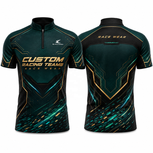 Polo de course pour équipe, 100 % polyester, impression par sublimation intégrale, vêtements de sport, polos de course, polo de Formule 1, polo de course personnalisé - Product Image 5