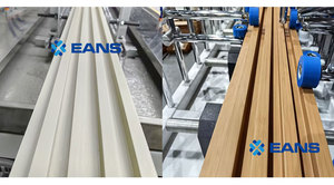 200 <span class=keywords><strong>mm</strong></span> 169mm 154mm WPC PVC <span class=keywords><strong>panneau</strong></span> mural cannelé faisant la machine d'extrusion - Product Image 5