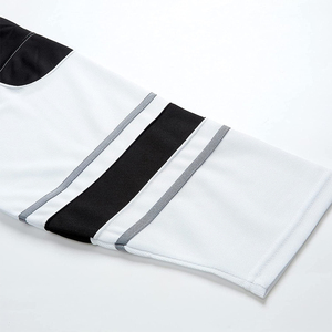 Maillot de hockey sur glace personnalisé imprimé par sublimation - Motif couleur unie 100% polyester coupe-vent écologique respirant à prix réduit - Product Image 6