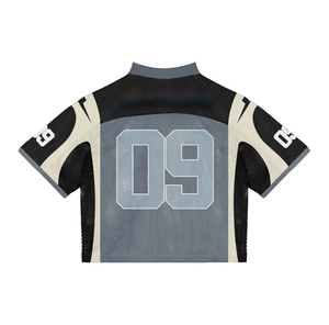 Camiseta de Fútbol Americano de Malla Deportiva 2025 para Hombre, Personalizada con Nombre de Equipo, Impresión por Sublimación, Corte Holgado, Transpirable, para Verano - Product Image 6