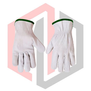 Gants de travail en cuir de chèvre professionnels pour la manutention, anti-coupure, anti-chaleur, antidérapants, antistatiques, de sécurité - Product Image 5