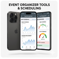 Aplicación RoyalCraft para Gestión de Eventos Empresariales, Notificaciones Push, Desarrollo Flutter para Mac y Android - Planificación de Eventos, Lista de Invitados