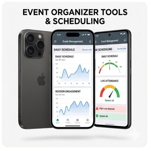 Aplicación RoyalCraft para Gestión de Eventos – Planifica Eventos, Reserva de Boletos, Lista de Invitados y Análisis de Eventos iOS/Android - Product Image 4